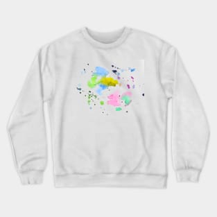 abstract watercolor stains Crewneck Sweatshirt